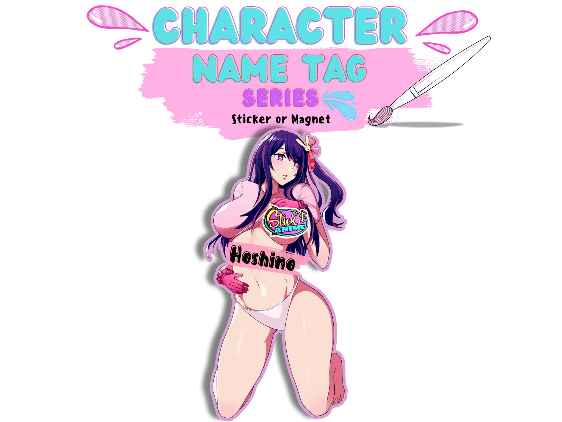 Lewd Hoshino from Oshi no Ko anime milf stickers.